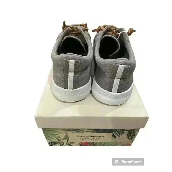 Tommy bahama grey slip on sneakers Sz 9 NWT - Picture 2 of 4
